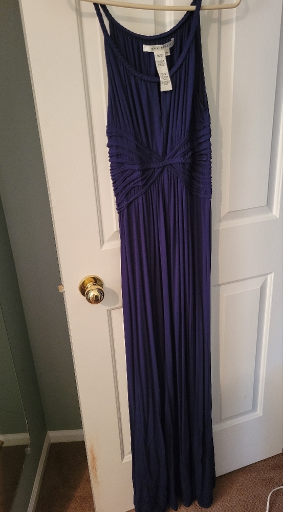 Navy maxi dress